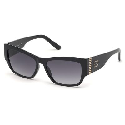GUESS Kadın Siyah Güneş Gözlüğü 7623 01B 57