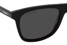 LACOSTE Unisex Siyah Güneş Gözlüğü 933S 001 53 - Thumbnail