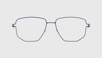 LINDBERG Erkek İki Renk Mavi Filtreli Gözlük RISELIM U1310 53