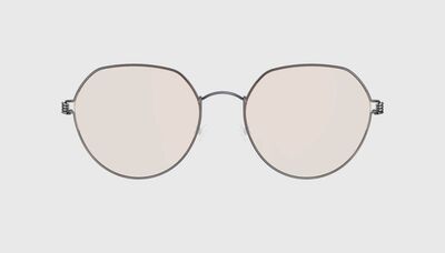 LINDBERG Unisex Gümüş Mavi Filtreli Gözlük RIEVAN K188P10 50