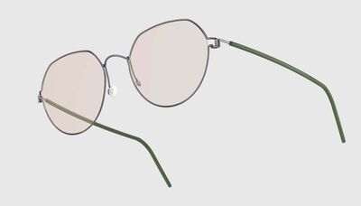 LINDBERG Unisex Gümüş Mavi Filtreli Gözlük RIEVAN K188P10 50
