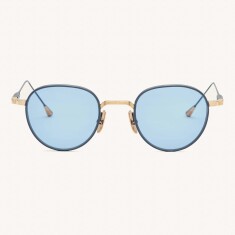 LUNETTERIE GENERALE CAFÉ RACER BLUE Siyah Unisex Güneş Gözlüğü - LUNETTERIE GENERALE