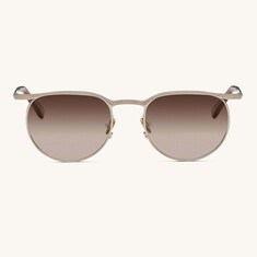 LUNETTERIE GENERALE DOUX DÉJÀ VU WHITE GOLD Sunglasses 