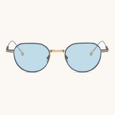 LUNETTERIE GENERALE MİRAGE GOLD BLUE Siyah Unisex Güneş Gözlüğü - LUNETTERIE GENERALE