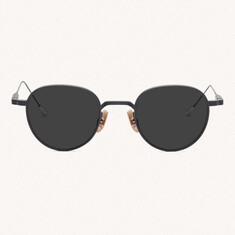 LUNETTERIE GENERALE CAFÉ RACER BLACK GREY Gümüş Unisex Güneş Gözlüğü - LUNETTERIE GENERALE