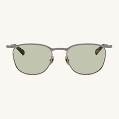 LUNETTERIE GENERALE ELDORADO GUN METAL Gümüş Unisex Güneş Gözlüğü - LUNETTERIE GENERALE