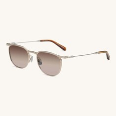 LUNETTERIE GENERALE ELDORADO WHITE GOLD Gümüş Unisex Güneş Gözlüğü - LUNETTERIE GENERALE (1)