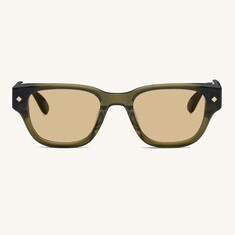 LUNETTERIE GENERALE MINUIT MOINS UNE MILITARY GREEN 54 Kahverengi Unisex Güneş Gözlüğü - LUNETTERIE GENERALE