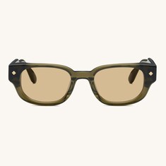LUNETTERIE GENERALE À TOUT JAMAIS MILITARY GREEN 51 Kahverengi Unisex Güneş Gözlüğü - LUNETTERIE GENERALE