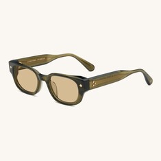LUNETTERIE GENERALE À TOUT JAMAIS MILITARY GREEN 51 Kahverengi Unisex Güneş Gözlüğü - LUNETTERIE GENERALE (1)