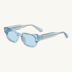 LUNETTERIE GENERALE À TOUT JAMAIS BLUE CRYSTAL 51 Mavi Unisex Güneş Gözlüğü - LUNETTERIE GENERALE (1)