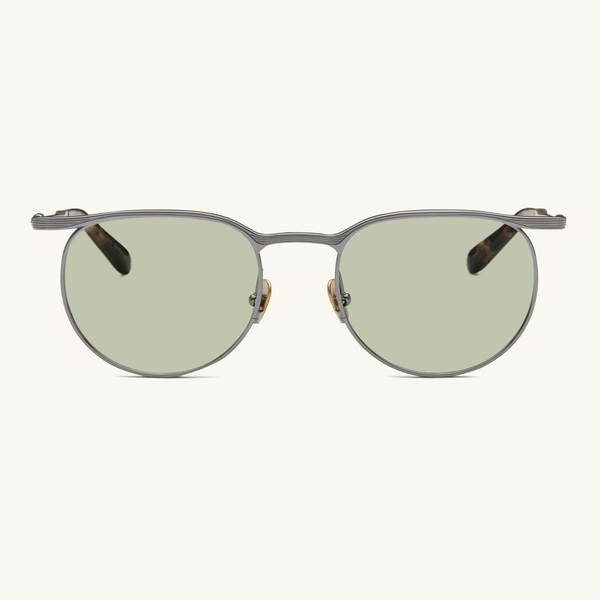 LUNETTERIE GENERALE DOUX DÉJÀ VU GUN METAL 51 Polarize Gümüş Unisex Güneş Gözlüğü