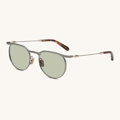 LUNETTERIE GENERALE DOUX DÉJÀ VU GUN METAL 51 Polarize Gümüş Unisex Güneş Gözlüğü - LUNETTERIE GENERALE (1)