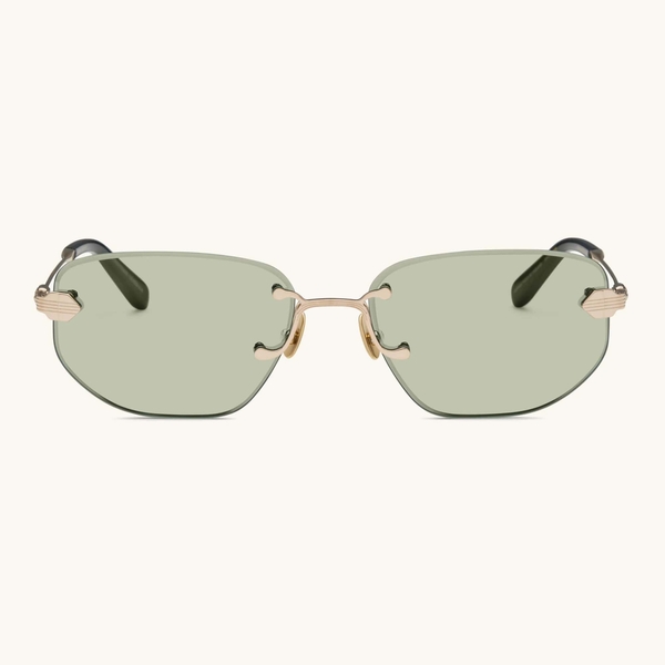 LUNETTERIE GENERALE RENDEZ VOUS AU PRD BLACK/18K 58 Sarı Unisex Güneş Gözlüğü