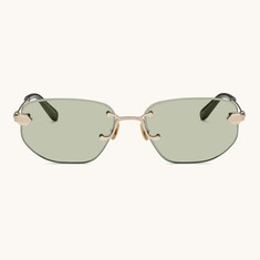 LUNETTERIE GENERALE RENDEZ VOUS AU PRD BLACK/18K 58 Sarı Unisex Güneş Gözlüğü - LUNETTERIE GENERALE