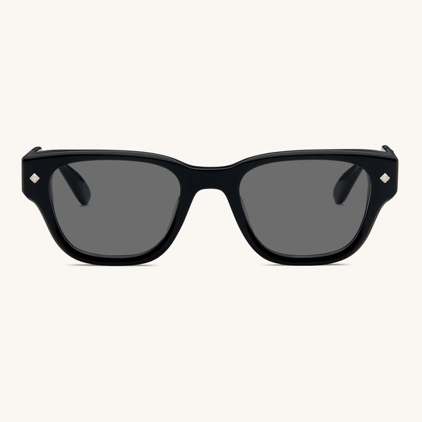 LUNETTERIE GENERALE MINUIT MOINS UNE BLACK & SMOKE 54 Siyah Unisex Güneş Gözlüğü
