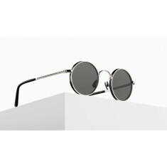 MATSUDA 3100 PW-MBK 47 Gümüş Unisex Güneş Gözlüğü - MATSUDA (1)