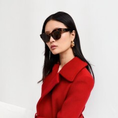 MIU MIU 01YS 14L09Z 51 Kahverengi Kadın Güneş Gözlüğü - MIU MIU