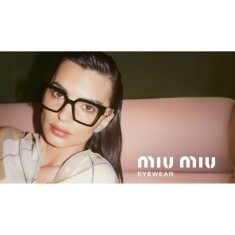 MIU MIU 04UV 1AB1O1 52 Siyah Kadın Mavi Filtreli Gözlük - MIU MIU