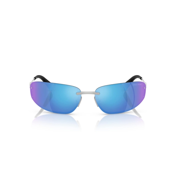 MIU MIU A50S 1BC10K 68 Gümüş Unisex Güneş Gözlüğü