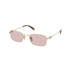 MIU MIU A53S ZVN4I0 49 Gold Unisex Güneş Gözlüğü - MIU MIU