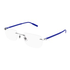 MONTBLANC 0221O 003 57 Gümüş Unisex Mavi Filtreli Gözlük - MONTBLANC (1)