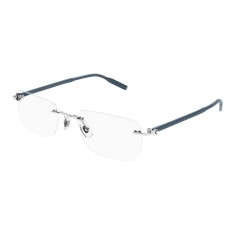 MONTBLANC 0221O 005 57 İki Renk Unisex Mavi Filtreli Gözlük - MONTBLANC (1)