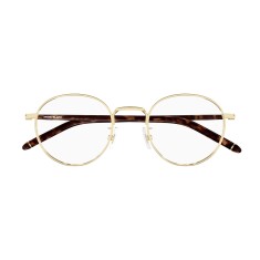 MONTBLANC 0273O 004 49 İki Renk Unisex Mavi Filtreli Gözlük - MONTBLANC