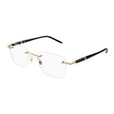 MONTBLANC 0346O 001 53 İki Renk Unisex Mavi Filtreli Gözlük - MONTBLANC (1)