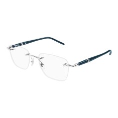 MONTBLANC 0346O 002 53 İki Renk Unisex Mavi Filtreli Gözlük - MONTBLANC (1)