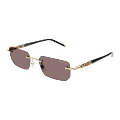MONTBLANC 0348S 003 54 İki Renk Unisex Güneş Gözlüğü - MONTBLANC (1)