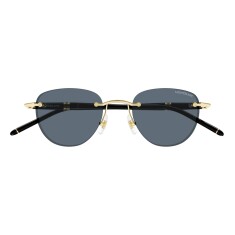 MONTBLANC 0412S 001 48 İki Renk Unisex Güneş Gözlüğü - MONTBLANC (1)