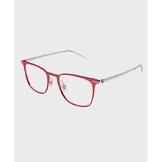 MONTBLANC 0232O 003 53 Bordo Unisex Mavi Filtreli Gözlük - MONTBLANC (1)