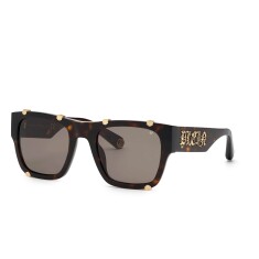 PHILIPP PLEIN SPP042W 0722 54 Kahverengi Kadın Güneş Gözlüğü - PHILIPP PLEIN