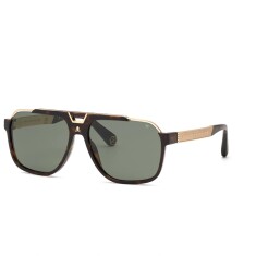 PHILIPP PLEIN SPP046V 0722 61 İki Renk Unisex Güneş Gözlüğü - PHILIPP PLEIN