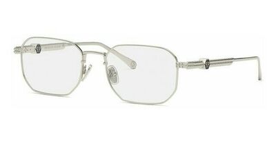 PHILIPP PLEIN Unisex Gümüş Mavi Filtreli Gözlük VPP062M 0579 54