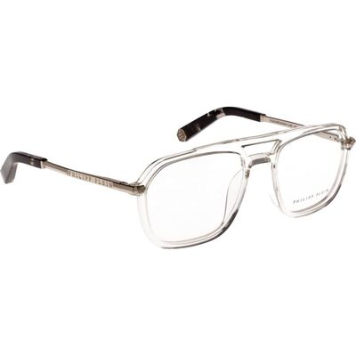 PHILIPP PLEIN Unisex Şeffaf Mavi Filtreli Gözlük VPP018M 0880 54