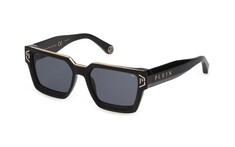 PHILIPP PLEIN SPP005M 0700 57 Siyah Unisex Güneş Gözlüğü - PHILIPP PLEIN