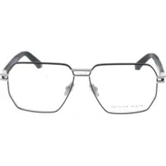 PHILIPP PLEIN VPP114M 0K07 58 Gümüş Unisex Mavi Filtreli Gözlük - PHILIPP PLEIN