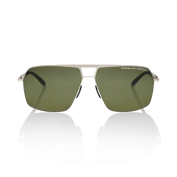 PORSCHE DESIGN 8930 B 63  Polarize Gümüş Erkek Güneş Gözlüğü