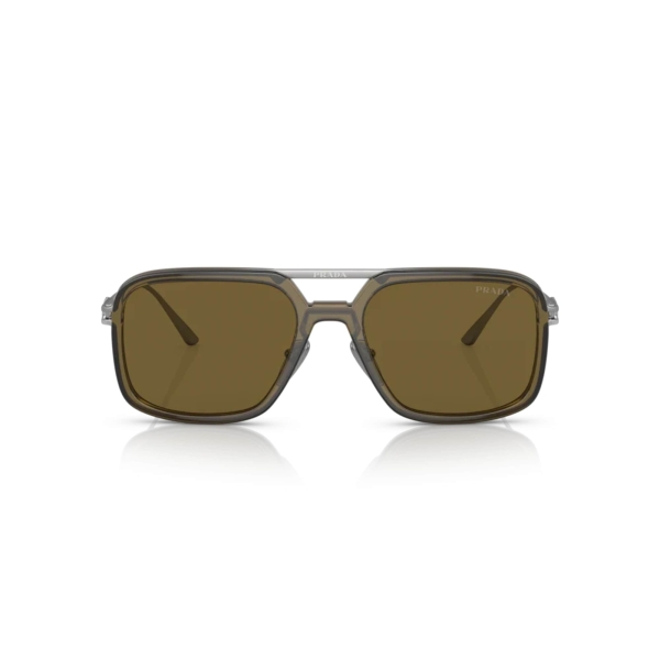 PRADA 57ZS 18F01T 55 Kahverengi Unisex Güneş Gözlüğü