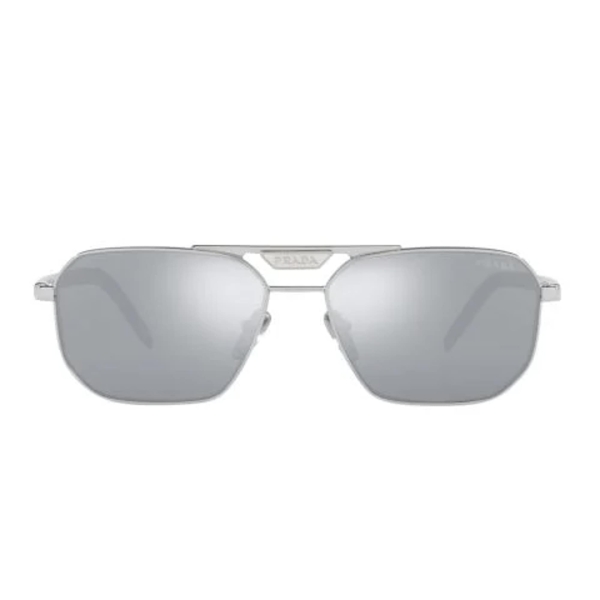 PRADA 58YS 1BC02R 57 Gümüş Unisex Güneş Gözlüğü