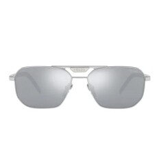 PRADA 58YS 1BC02R 57 Gümüş Unisex Güneş Gözlüğü - PRADA