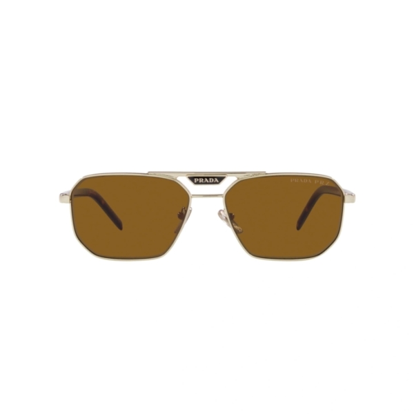 PRADA 58YS ZVN5Y1 57  Polarize Sarı Unisex Güneş Gözlüğü