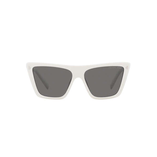 PRADA 21ZS 1425Z1 55 Polarize Beyaz Kadın Güneş Gözlüğü