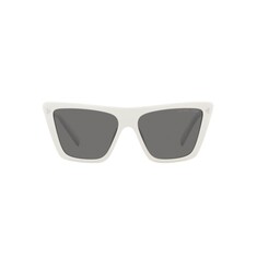 PRADA 21ZS 1425Z1 55 Polarize Beyaz Kadın Güneş Gözlüğü - PRADA