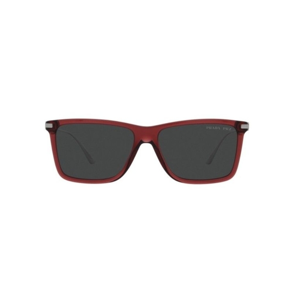 PRADA 01ZS 11G08G 58  Polarize Bordo Unisex Güneş Gözlüğü