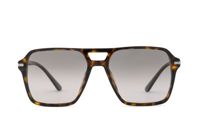 PRADA Unisex Polarize Kahverengi Güneş Gözlüğü 20YS 2AU09G 55