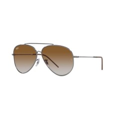RAY-BAN Aviator Reverse 0101S 004/CB 59 Gümüş Unisex Güneş Gözlüğü - RAYBAN (1)