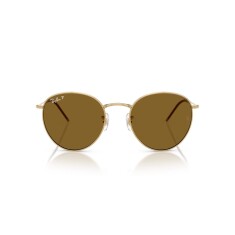 RAY-BAN 0103S 001 83 53 Polarize Gold Unisex Güneş Gözlüğü - RAYBAN